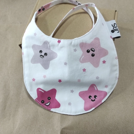 Nepromočiva portikla S - pink zvezdice