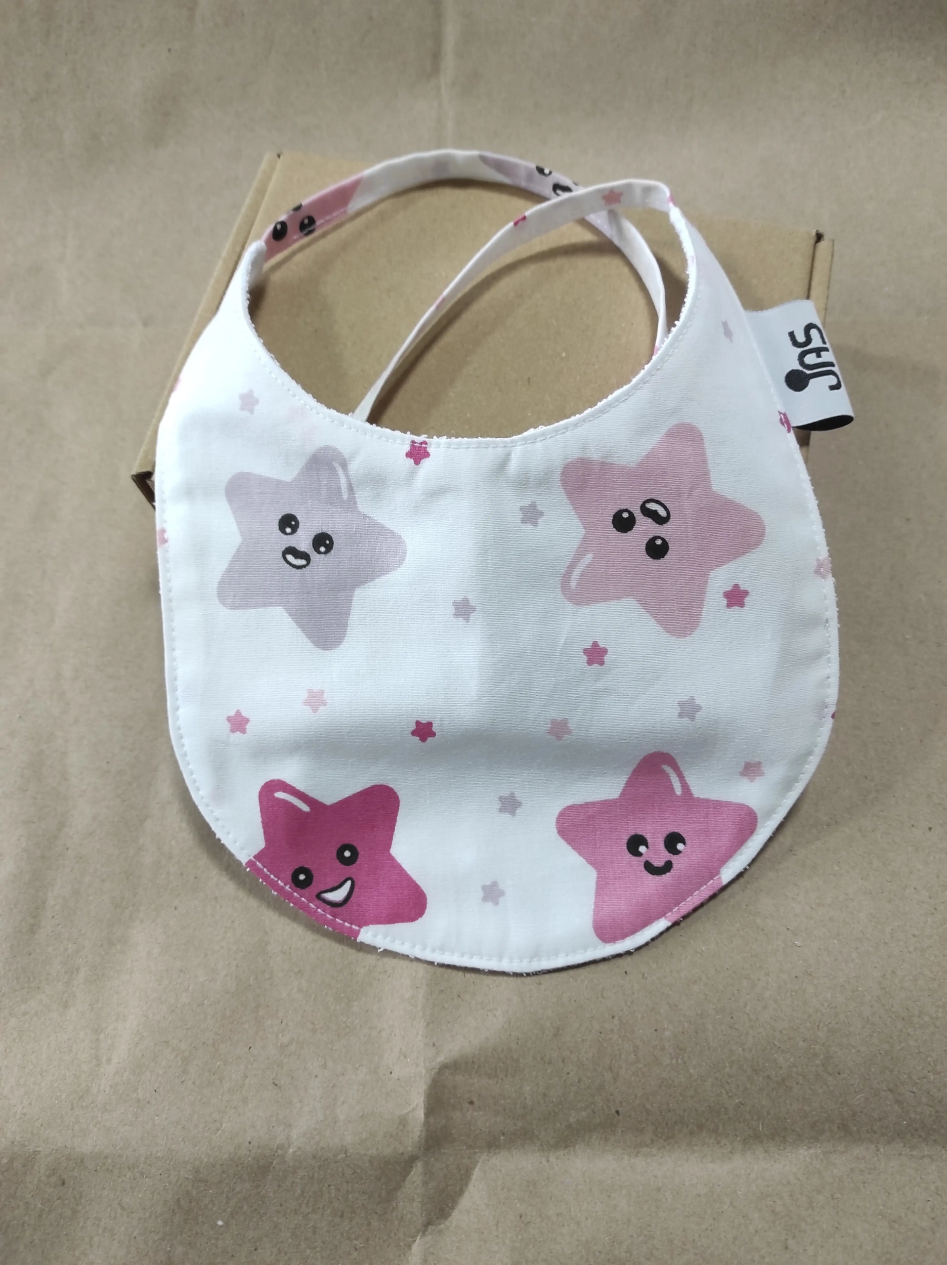 Nepromočiva portikla S - pink zvezdice