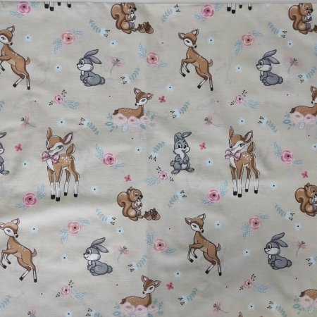 Pamučno platno - dezen bambi